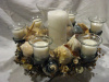 Shell Centerpiece Multi-Candle