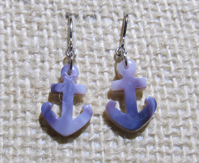 Small Anchor Earrings