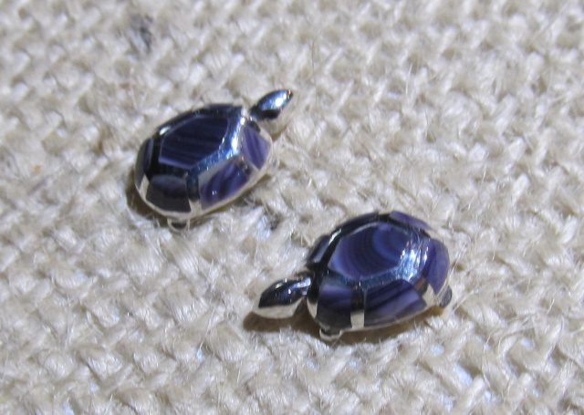 Small Turtles in Sterling Silver