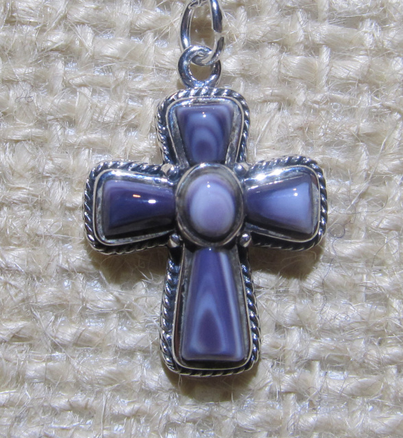 Small Cross set in Sterling Silver