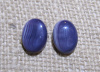 Large Wampum Oval Stud