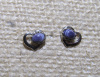 Wampum Heart in Rhodium